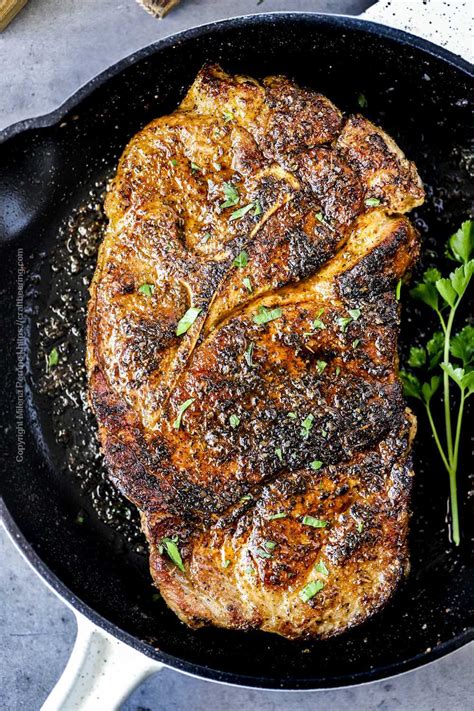 How to Cook a Pork Steak .